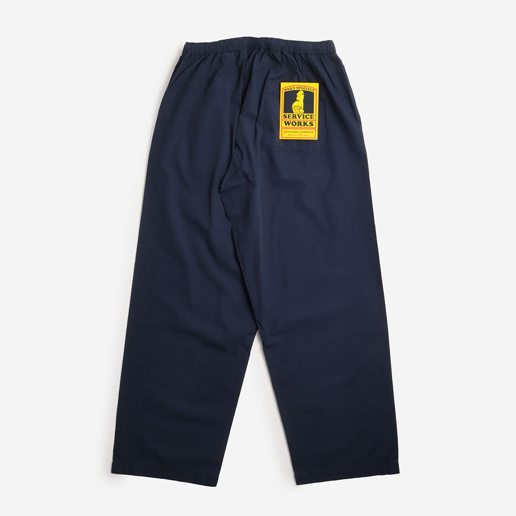 Service Works Easy Chef Pants, Navy, Detail Shot 3