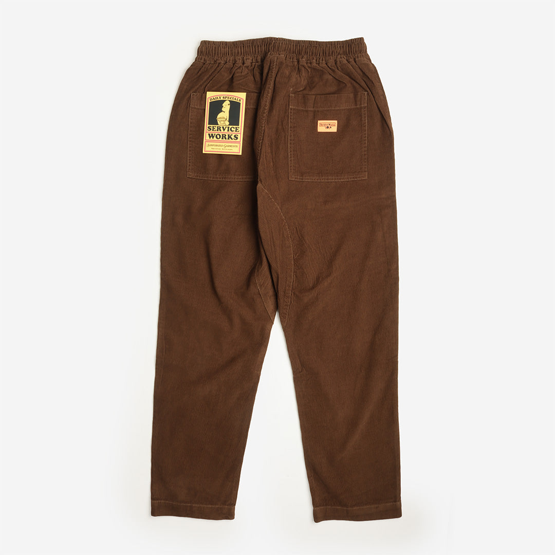 Service Works Fine Cord Chef Pants