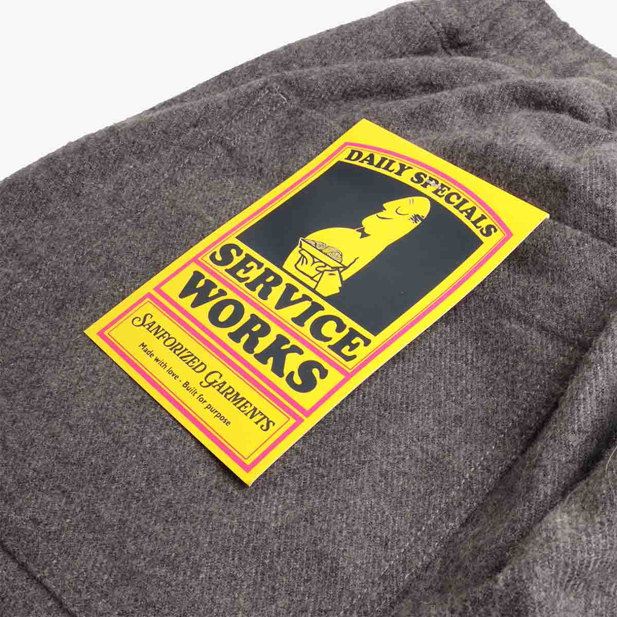 Pantalon de chef en flanelle Service Works