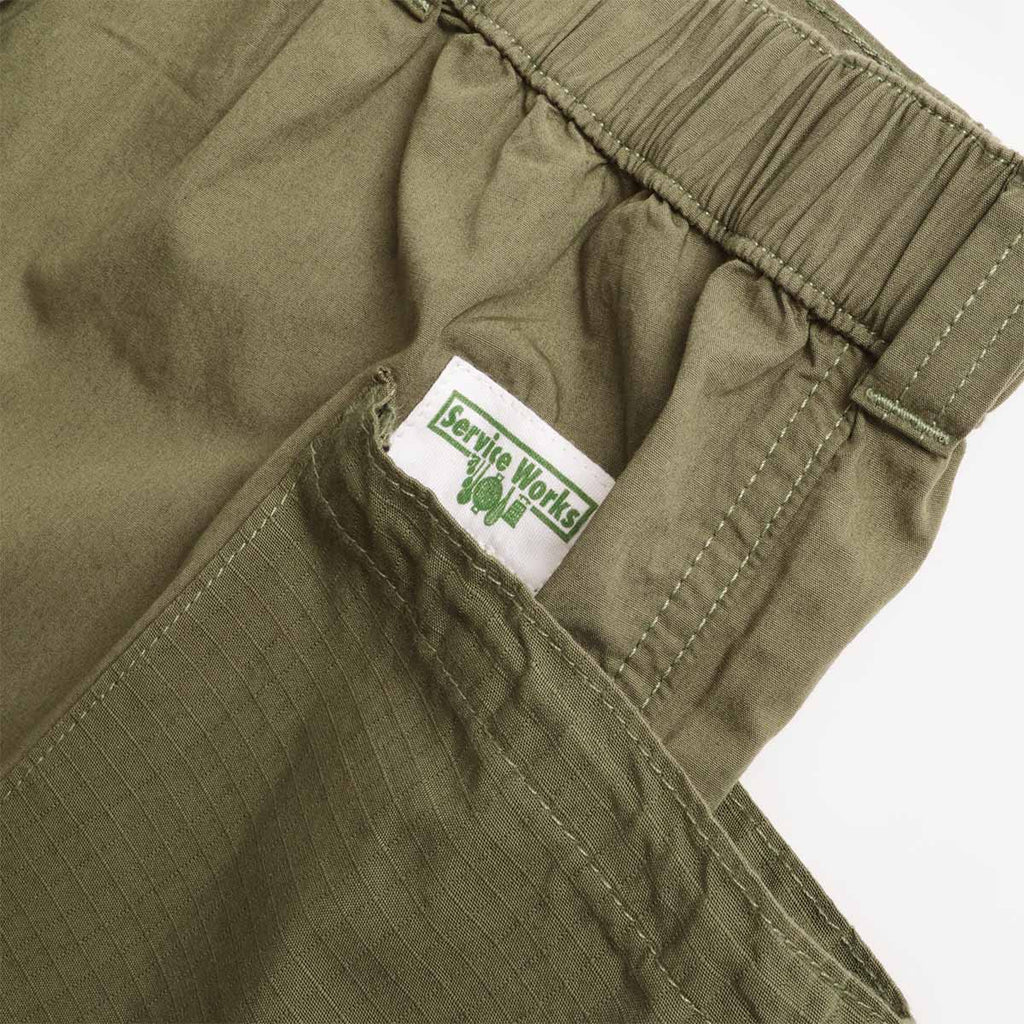 Service Works Gardener Shorts, Olive, Detail Shot 5