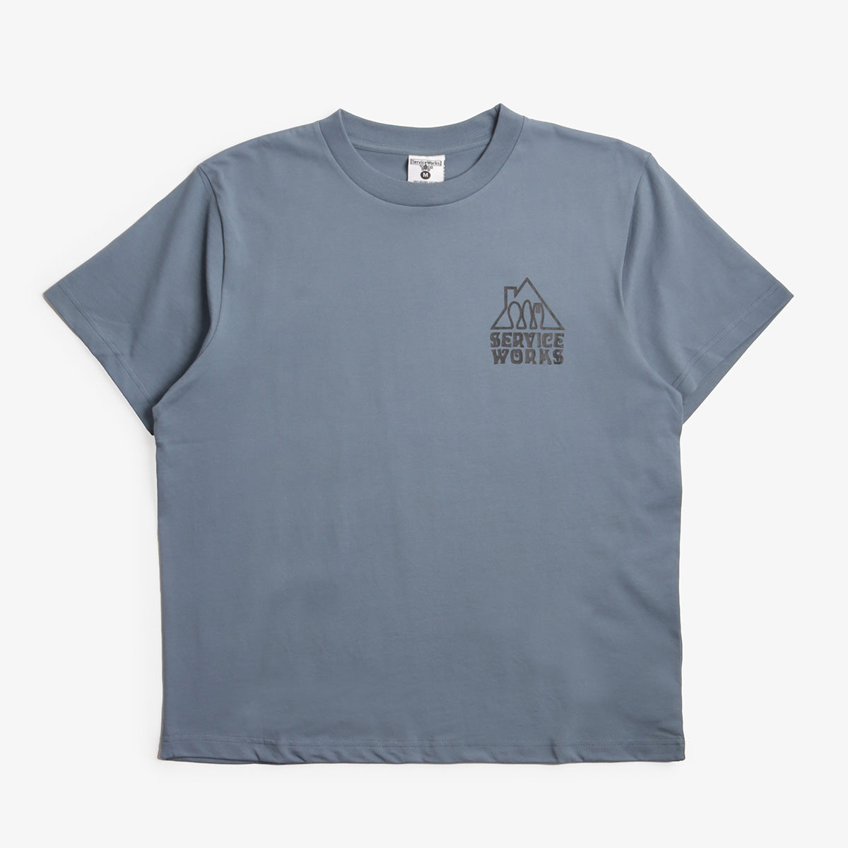 Service Works Home Comforts T-Shirt, Slate, Detail Shot 1