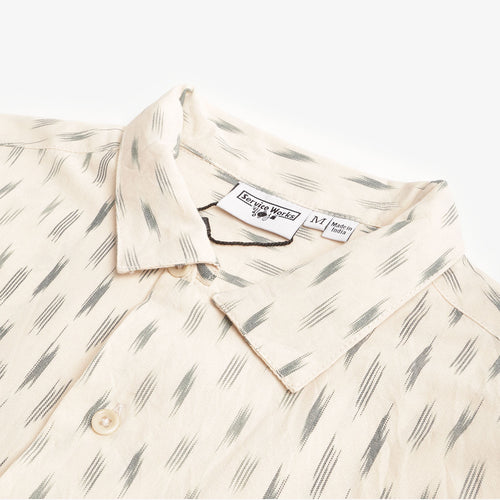 Service Works Ikat Shirt, White, Detail Shot 2