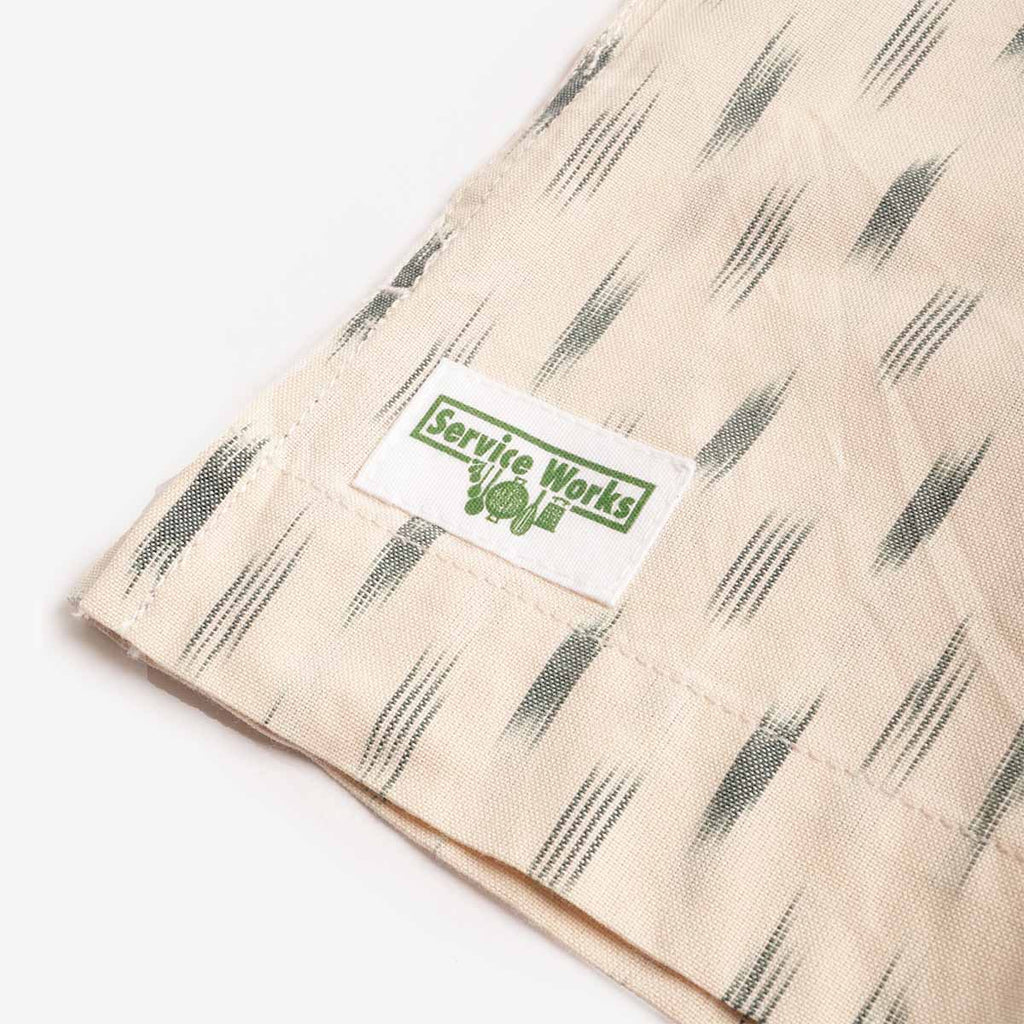 Service Works Ikat Shirt, White, Detail Shot 3