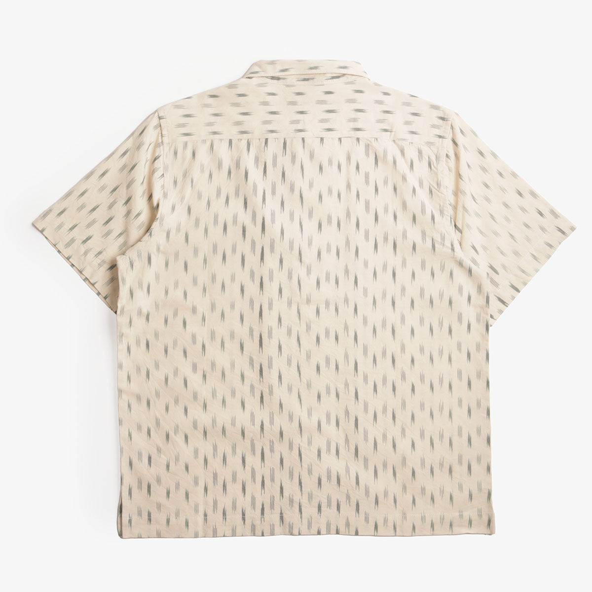 main Service Works Ikat Shirt, White, Detail Shot 5