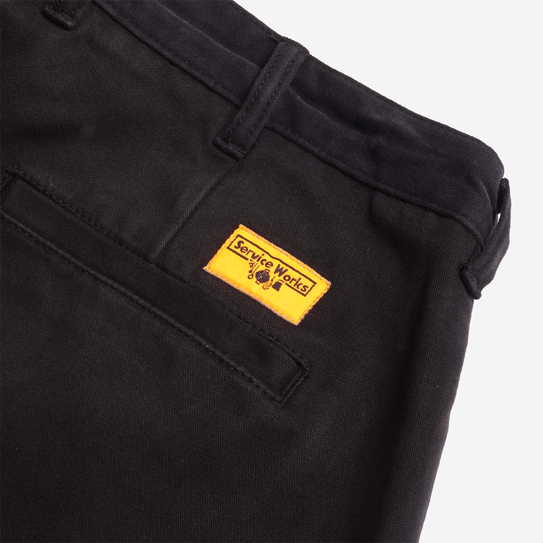 main Service Works Moleskin Part Timer Pant, Black, Detail Shot 4