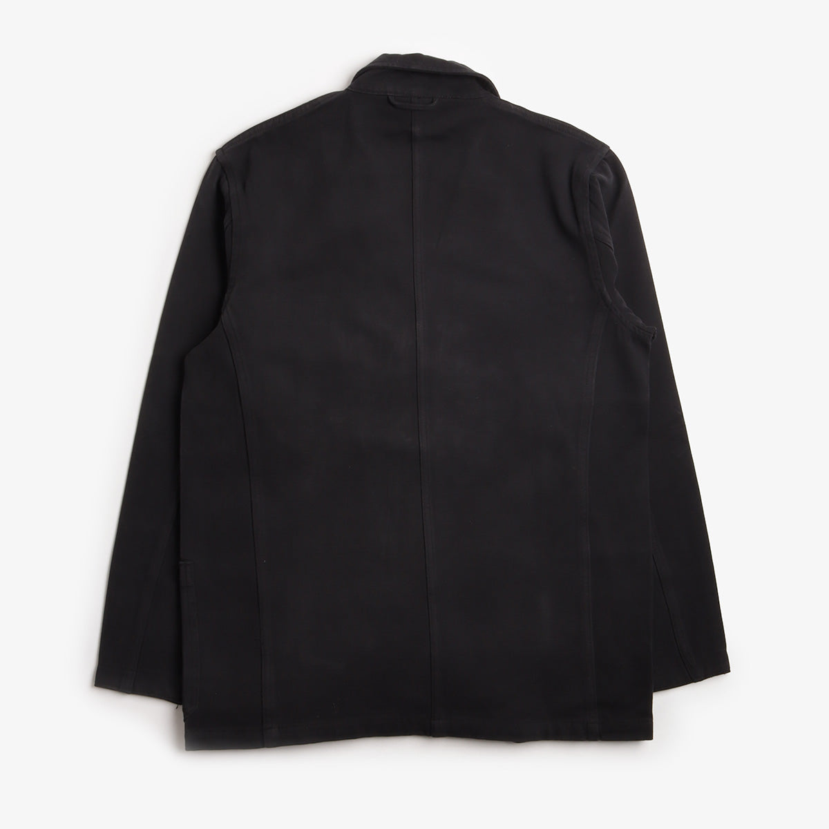 main Service Works Moleskin Server Suit Jacket, Black, Detail Shot 2