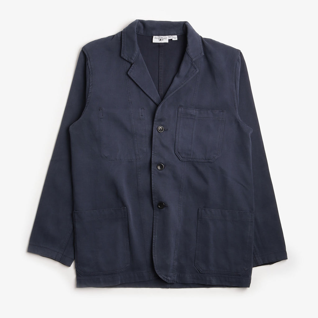 Service Works Moleskin Server Suit Jacket, Dark Navy, Detail Shot 1