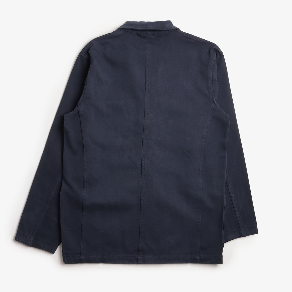 main Service Works Moleskin Server Suit Jacket, Dark Navy, Detail Shot 2