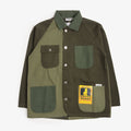 Service Works Patchwork Coverall 2.0 in Green, front view