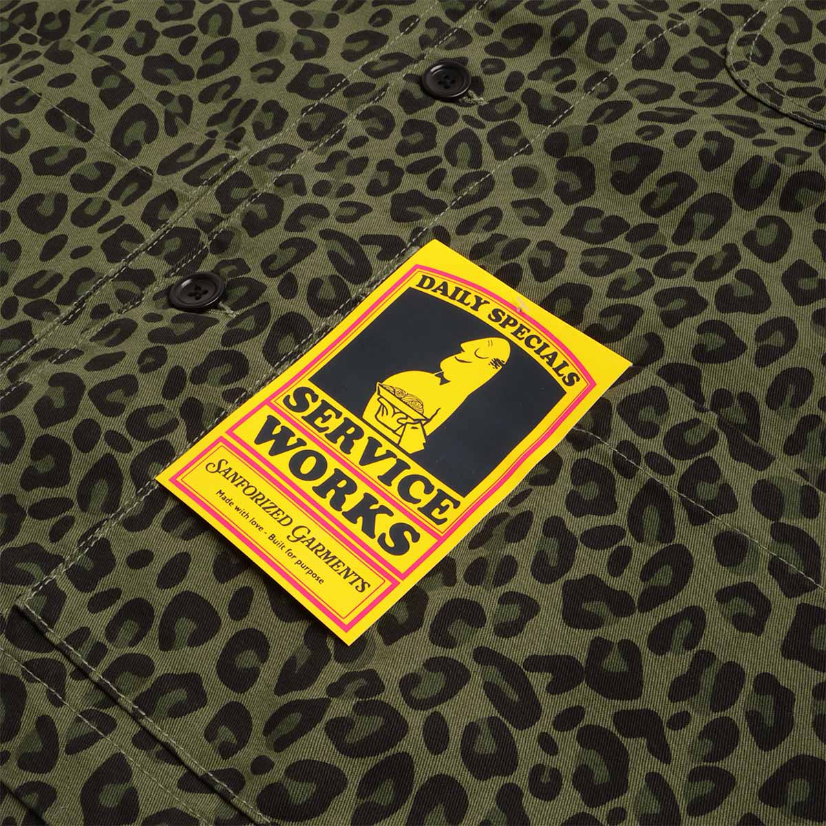 Service Works Patterned Easy Chef Shirt