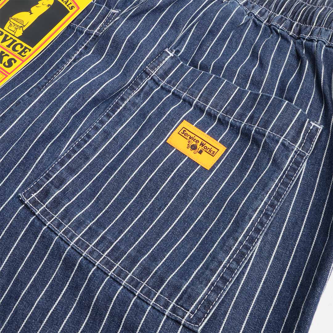 main Sevice Works Pinstripe Denim Chef Pants