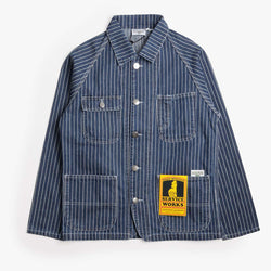 thumbnail Service Works Pinstripe Denim Coverall 2.0 Jacket