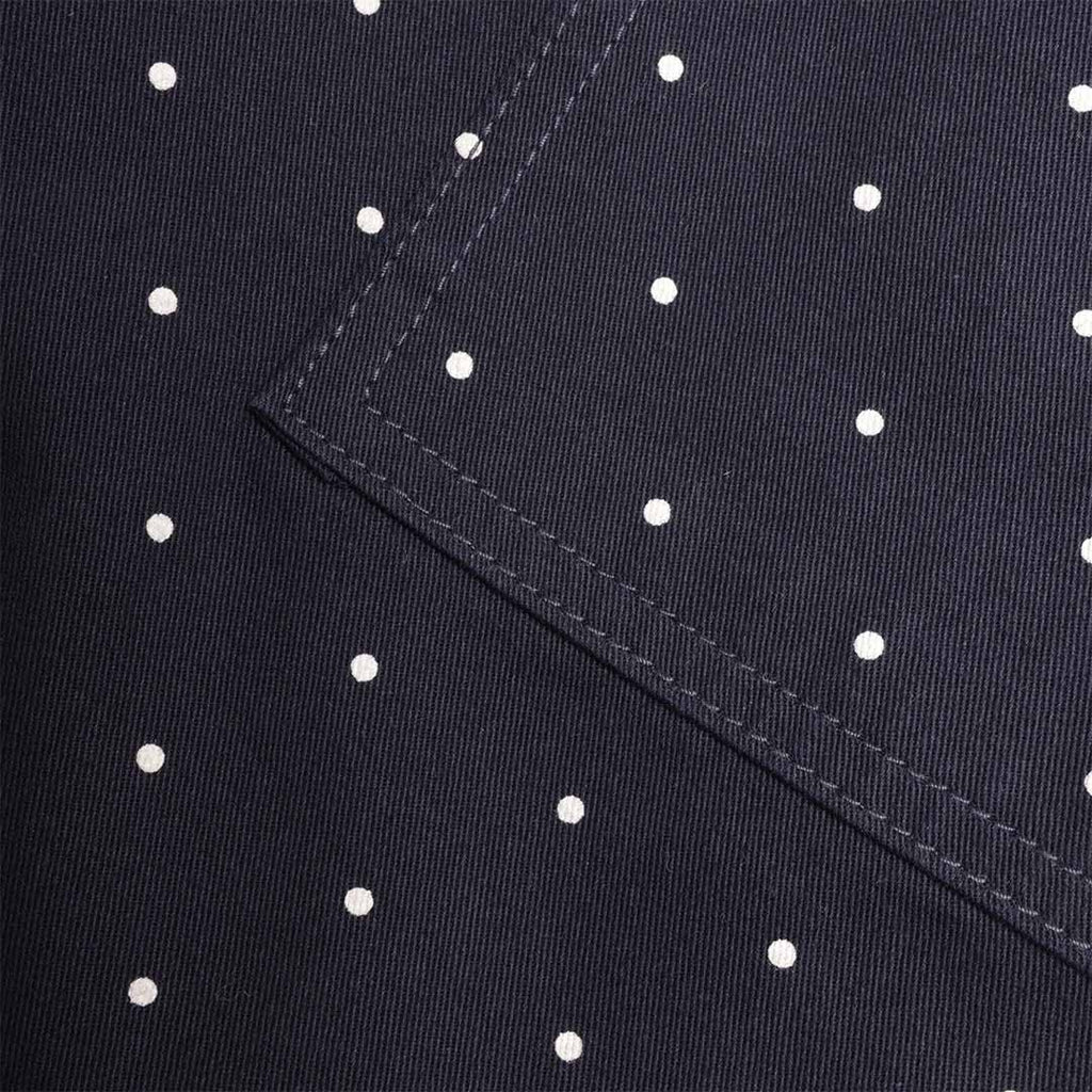 Service Works Polka Dot Chef Shorts, Navy, Detail Shot 3