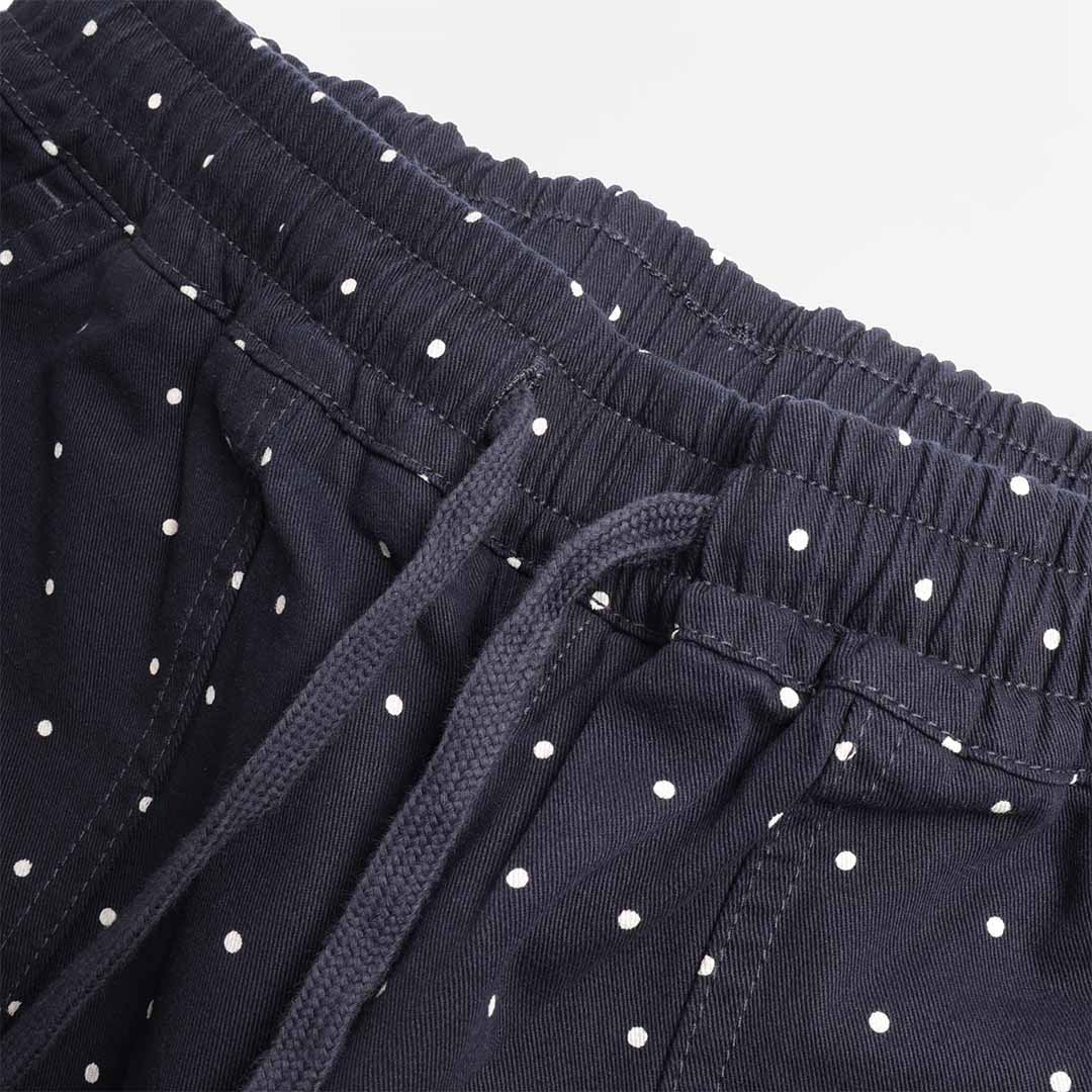 Service Works Polka Dot Chef Shorts, Navy, Detail Shot 4