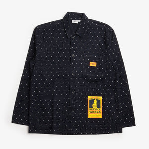 Service Works Polka Dot Chore Shirt - Navy