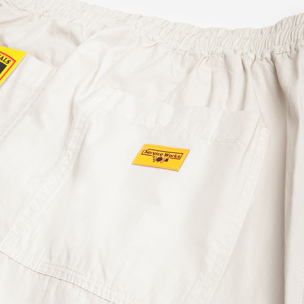 Service Works Poplin Chef Pant, Salt, Detail Shot 3
