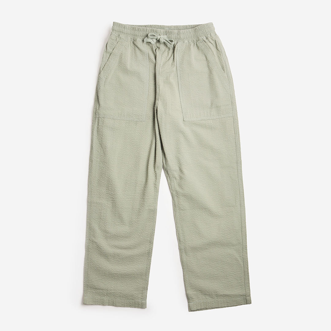 Service Works Seersucker Chef Pants, Sage, Detail Shot 1