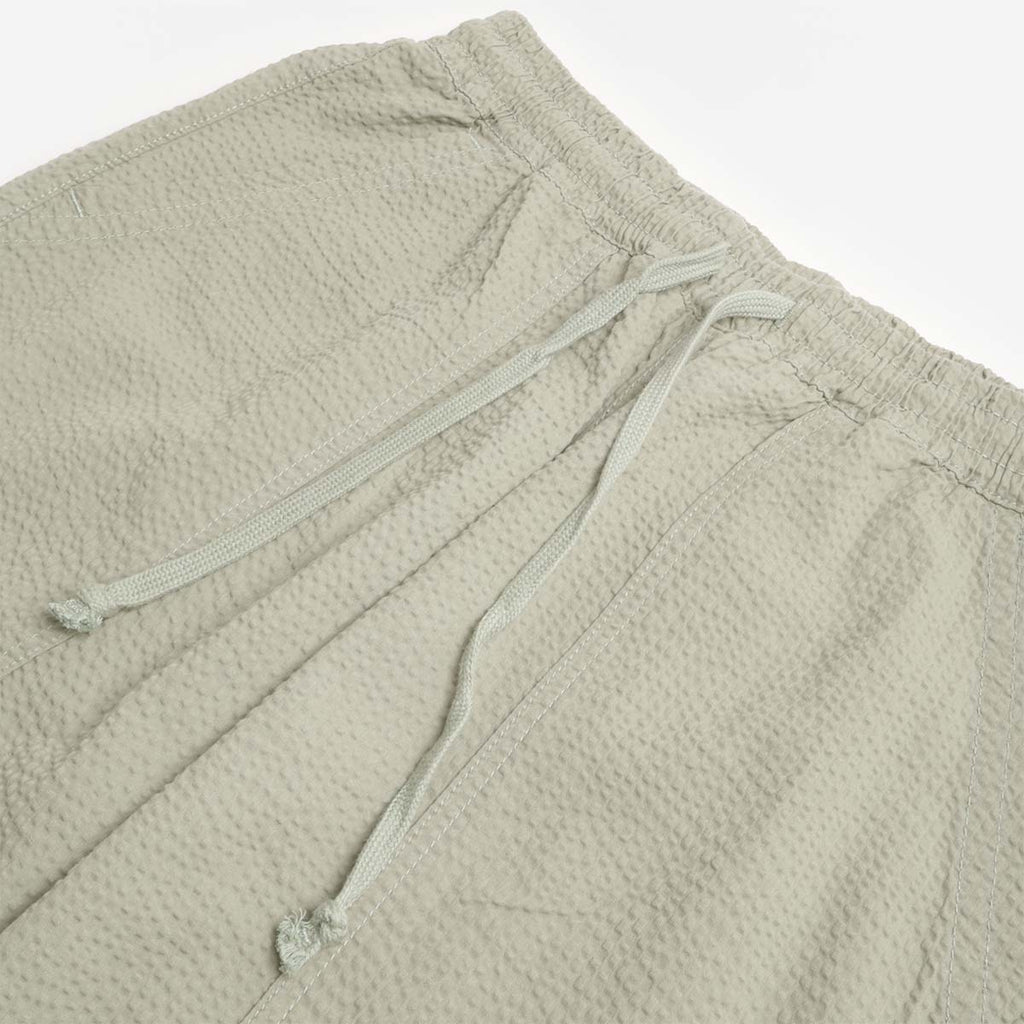 Service Works Seersucker Chef Shorts, Sage, Detail Shot 2