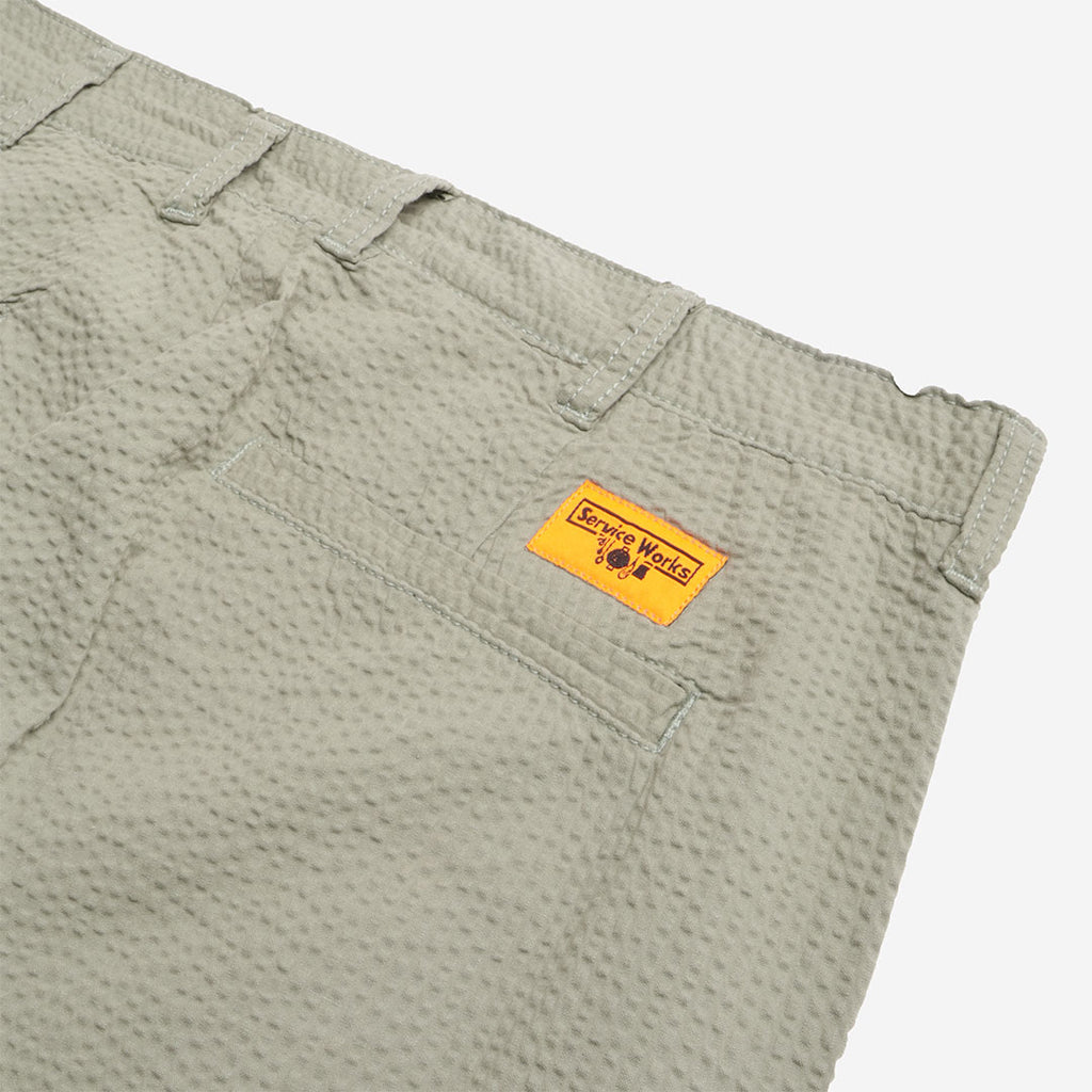 Service Works Seersucker Part Timer Pants, Sage, Detail Shot 5