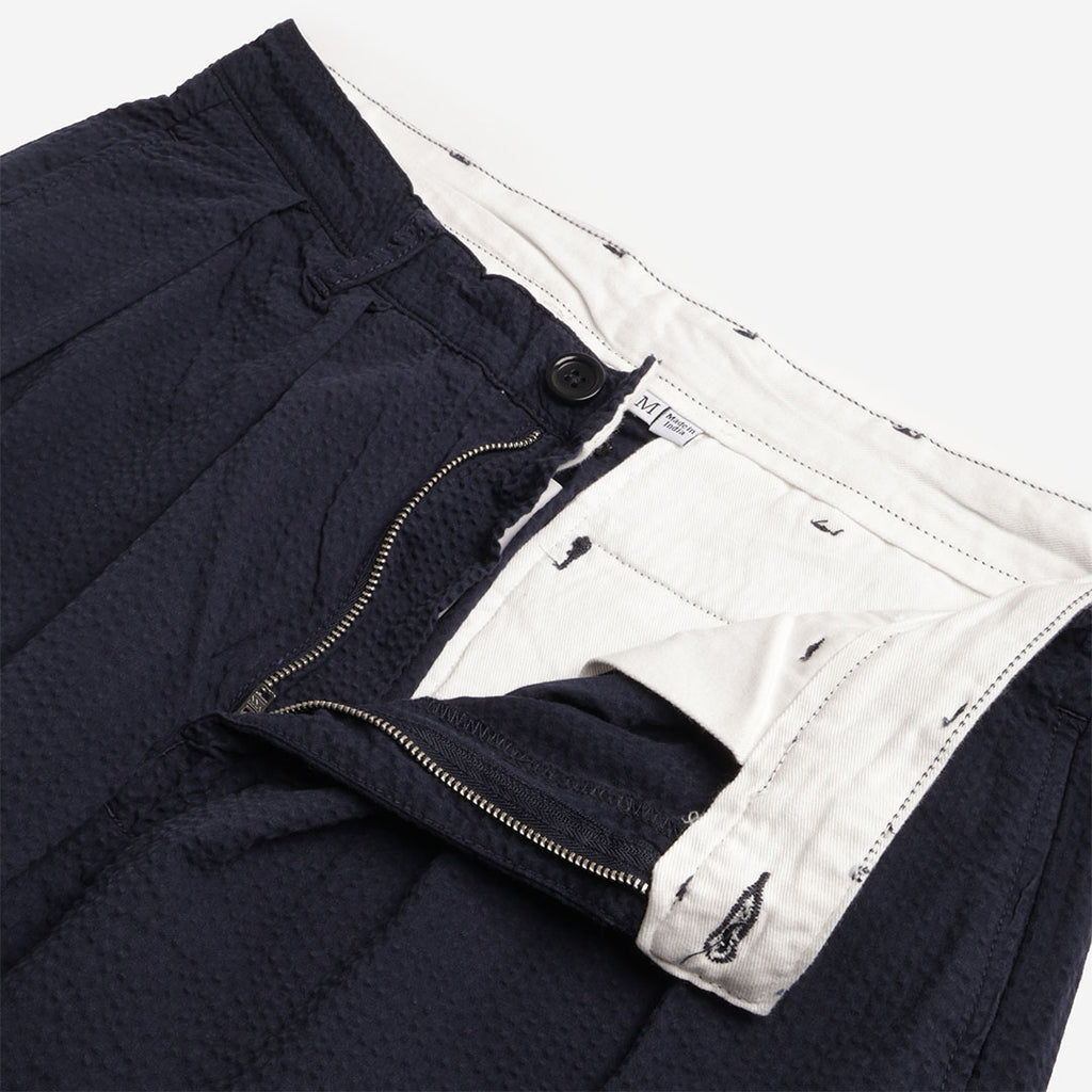 Service Works Seersucker Part Timer Pants, Dark Navy, Detail Shot 3