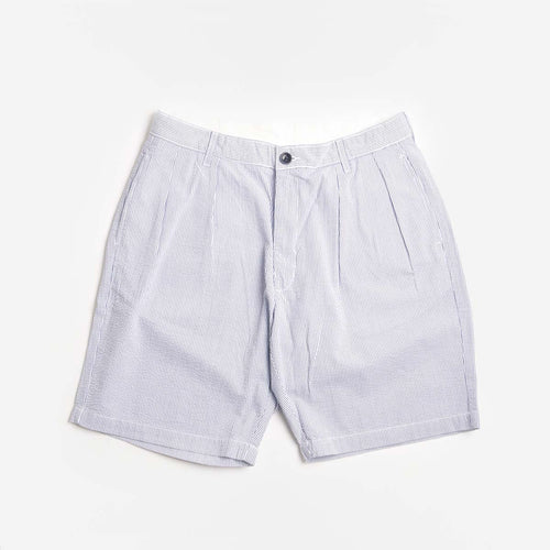 Service Works Seersucker Part Timer Shorts, Navy Stripe, Detail Shot 1