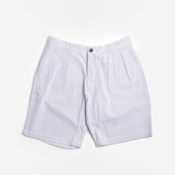 thumbnail Service Works Seersucker Part Timer Shorts, Navy Stripe, Detail Shot 1