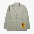 Service Works Seersucker Server Suit Jacket, Sage, Detail Shot 1