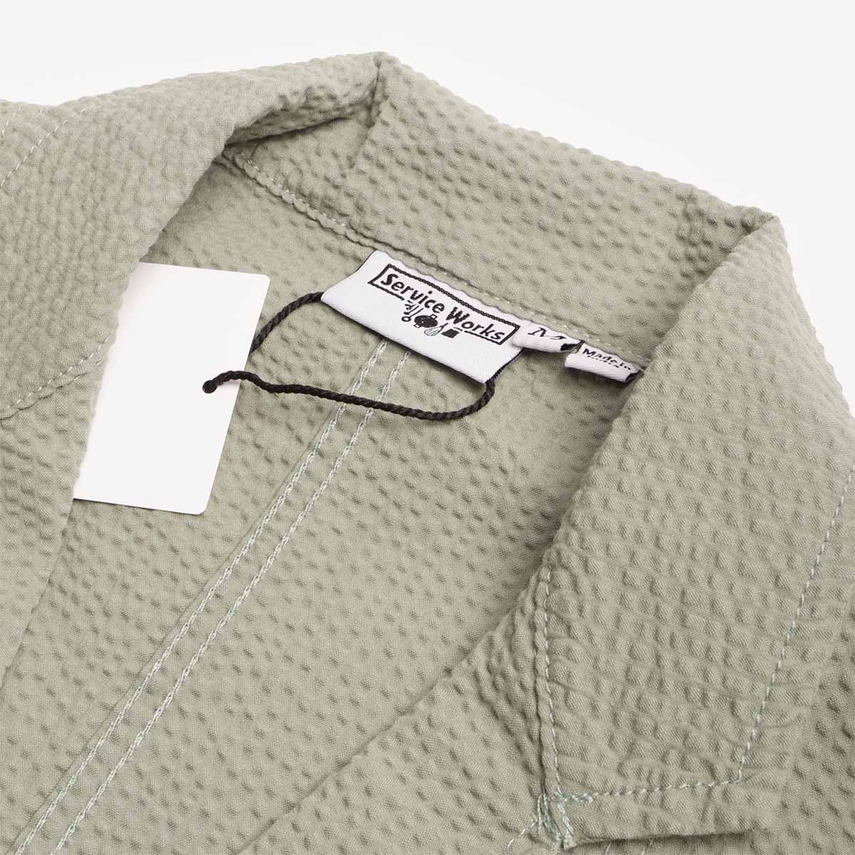 main Service Works Seersucker Server Suit Jacket