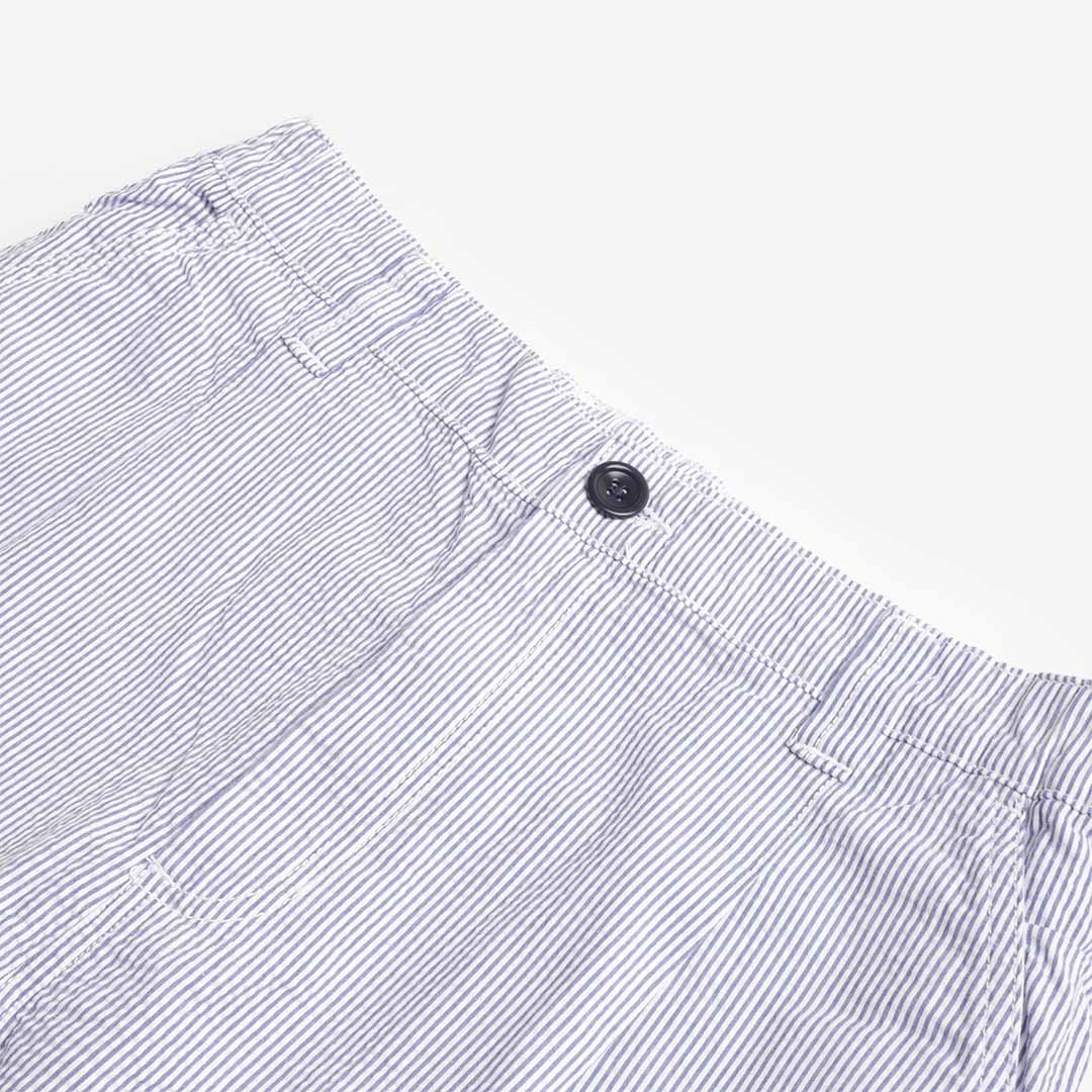Service Works Seersucker Waiter Pants, Navy Stripe, Detail Shot 2