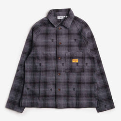 thumbnail Service Works Thistle Plaid FOH Jacket, Black, Detail Shot 1