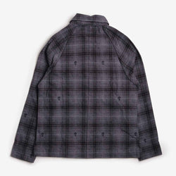 thumbnail Service Works Thistle Plaid FOH Jacket, Black, Detail Shot 2