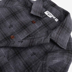 thumbnail Service Works Thistle Plaid FOH Jacket, Black, Detail Shot 4