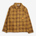 Service Works Thistle Plaid FOH Jacket, Ochre, Detail Shot 1