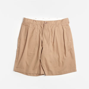 Service Works Twill Part Timer Shorts - Brown