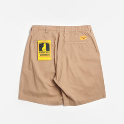 thumbnail Service Works Twill Part Timer Shorts, Mushroom, Detail Shot 2