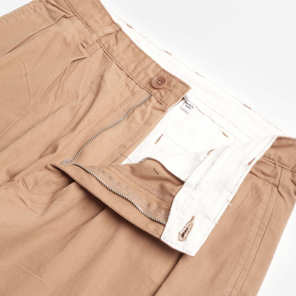 Service Works Twill Part Timer Shorts, Mushroom, Detail Shot 3