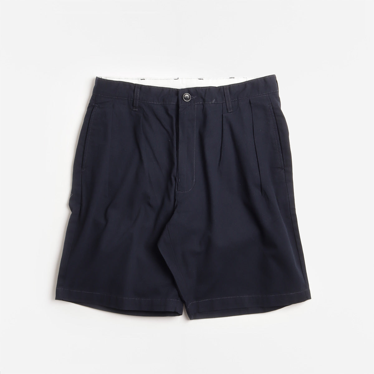 Service Works Twill Part Timer Shorts, Dark Navy, Detail Shot 1