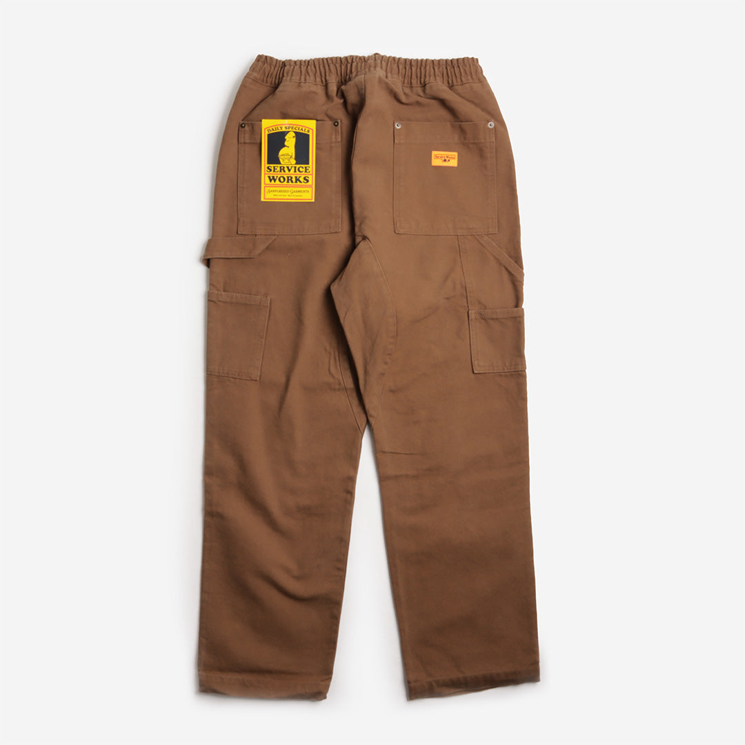 Service Works Utility Chef Pant, Bark, Detail Shot 2