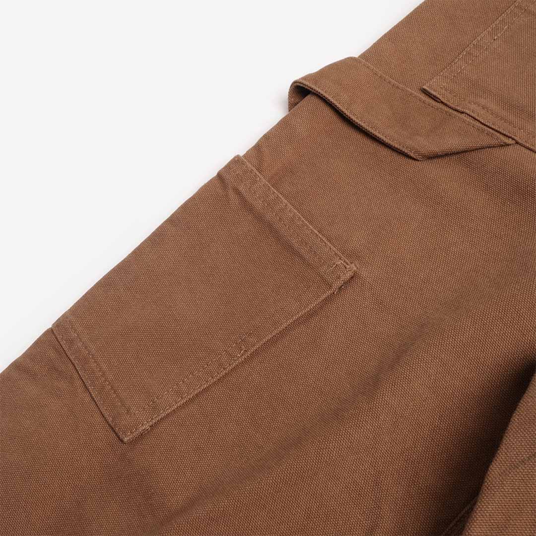 main Service Works Utility Chef Pant, Bark, Detail Shot 4