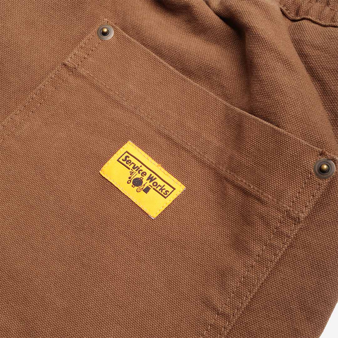 main Service Works Utility Chef Pant, Bark, Detail Shot 5