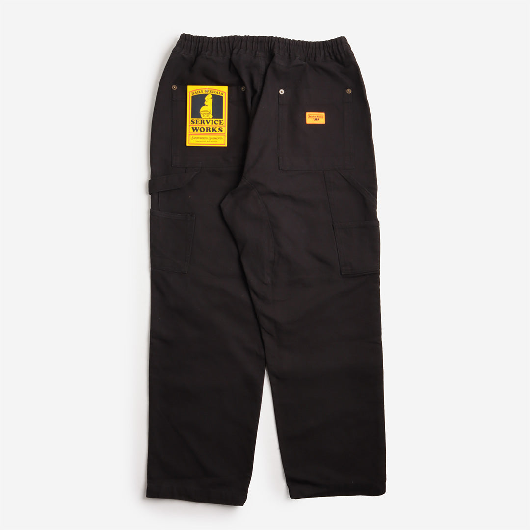 main Service Works Utility Chef Pant, Black, Detail Shot 3