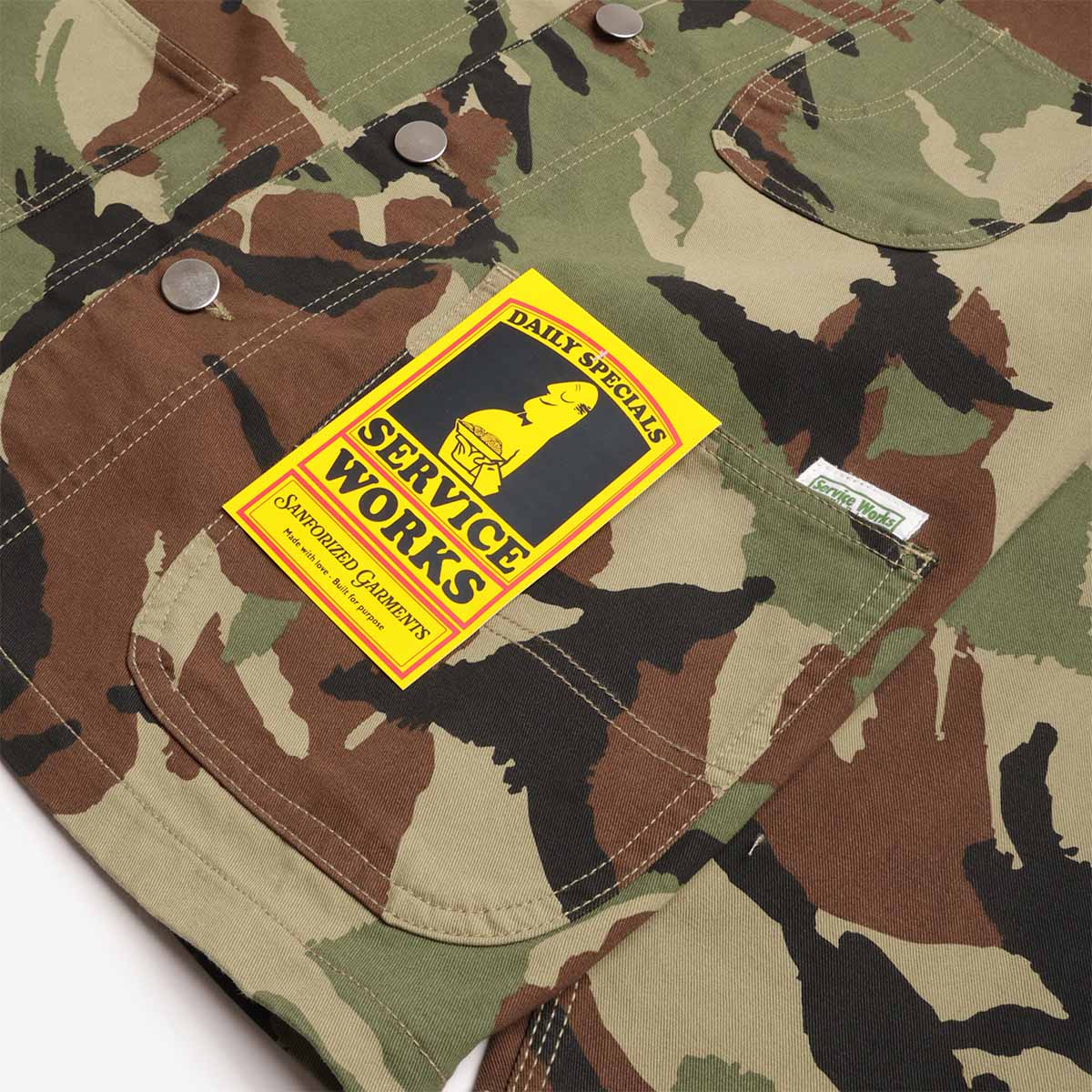 Service Works Woodland Coverall 2.0, Woodland, Detail Shot 4