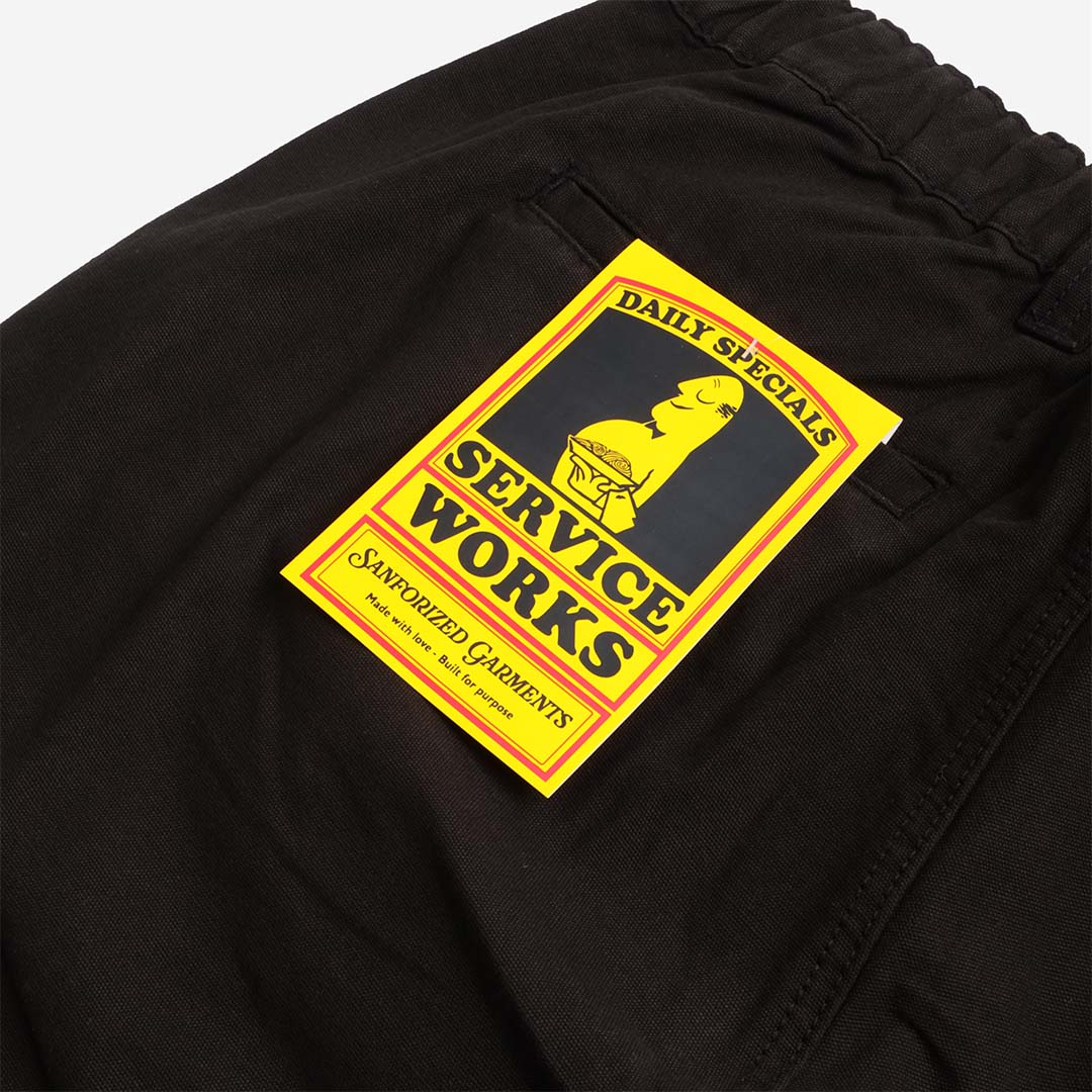 Service Works Canvas Waiter Pant, Black, Detail Shot 5