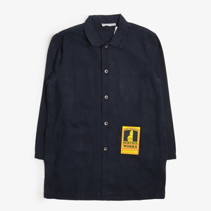 Service Works Canvas Long Shop Coat - Navy