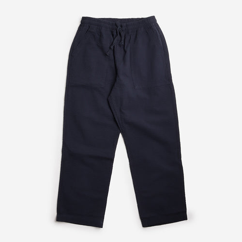 Service Works Seersucker Chef Pants, Dark Navy, Detail Shot 1