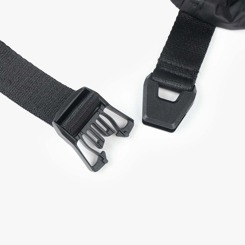 Snow Peak ALK Waist Bag, Black, Detail Shot 3