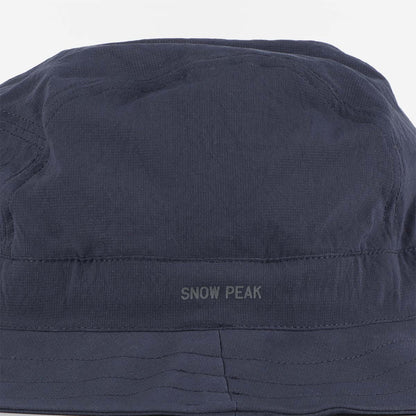 Snow Peak Breathable Quick Dry Hat, Navy, Detail Shot 2