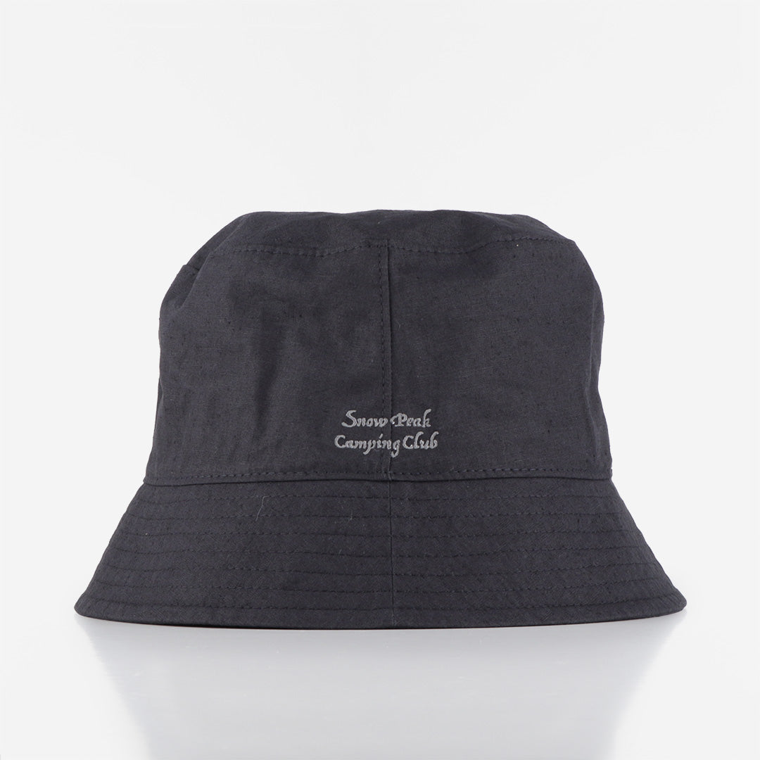 Snow Peak Camping Club Hat, Black, Detail Shot 1