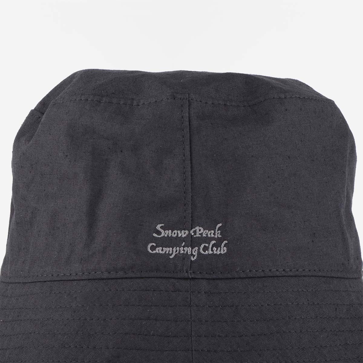 Snow Peak Camping Club Hat, Black, Detail Shot 2