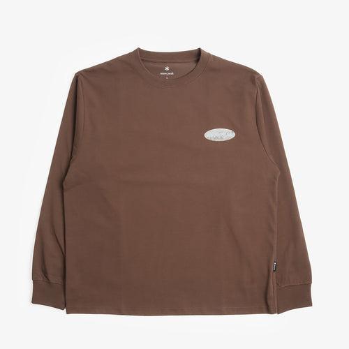 Snow Peak Campscape Long Sleeve in Brown, front view